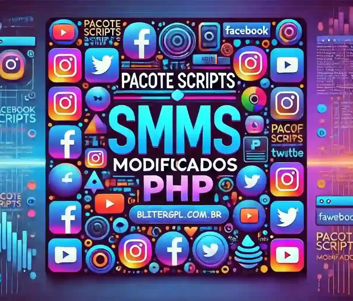 15 modified SMMS PHP scripts bundle for social media management
