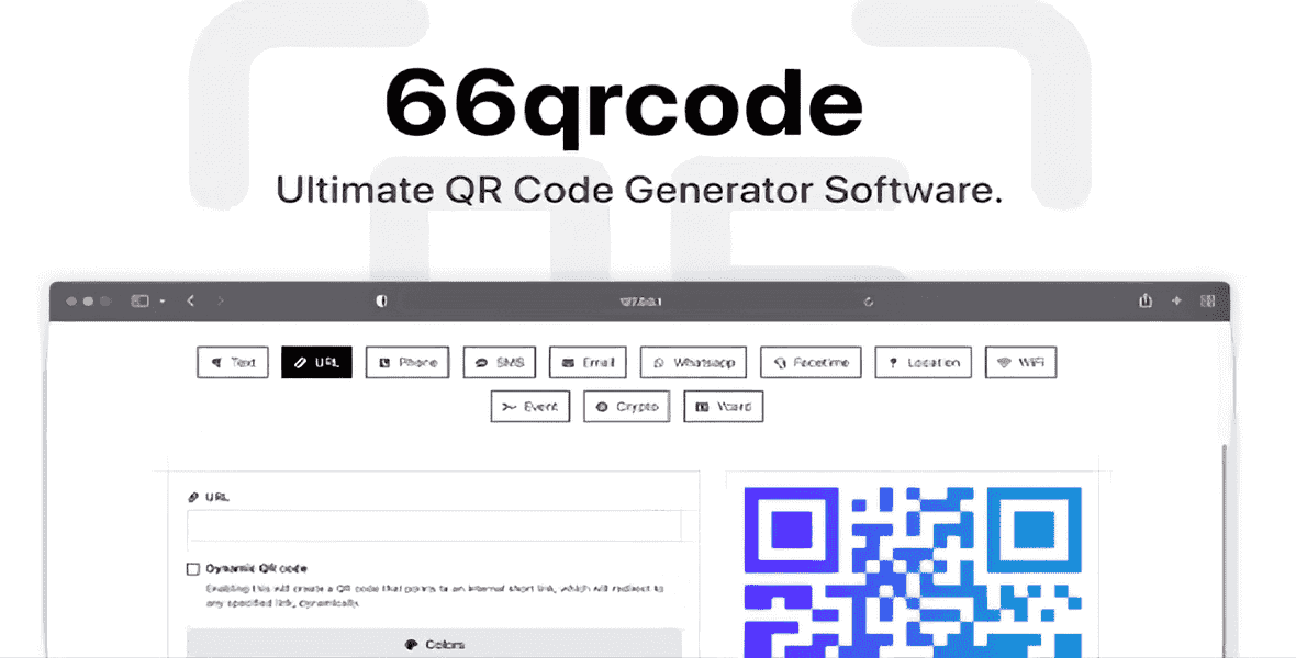66qrcode QR code generator SAAS PHP script dashboard interface
