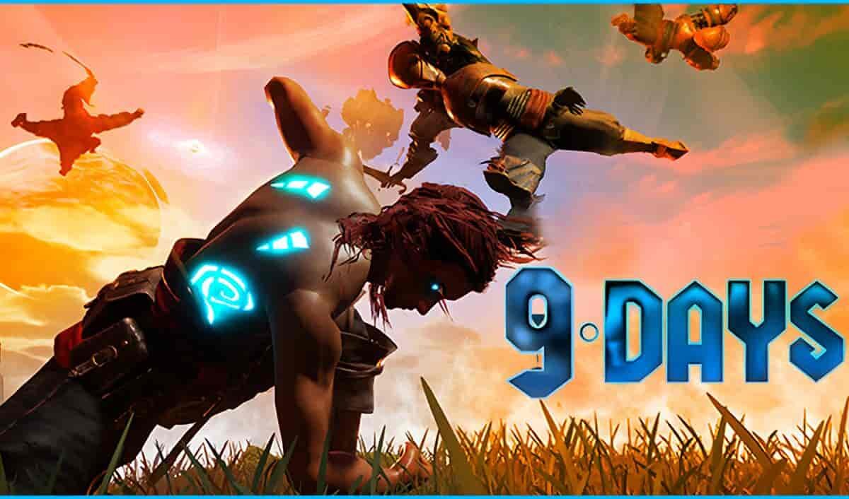 9 Days open world action adventure PC game featuring Ki combat and exploration