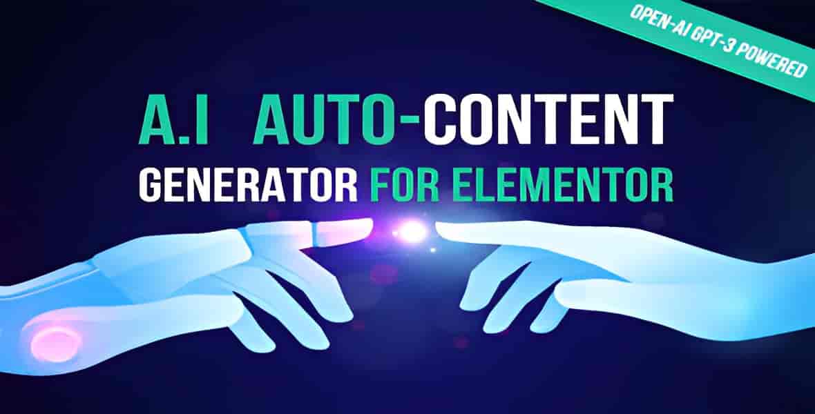 AI Autocontent for Elementor WordPress plugin generating content in the Elementor editor