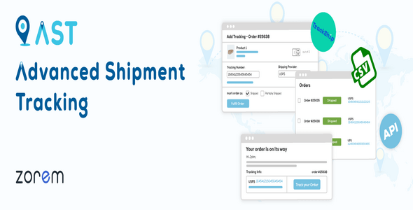 AST Fulfillment Manager WooCommerce order tracking plugin dashboard showing shipment tracking interface