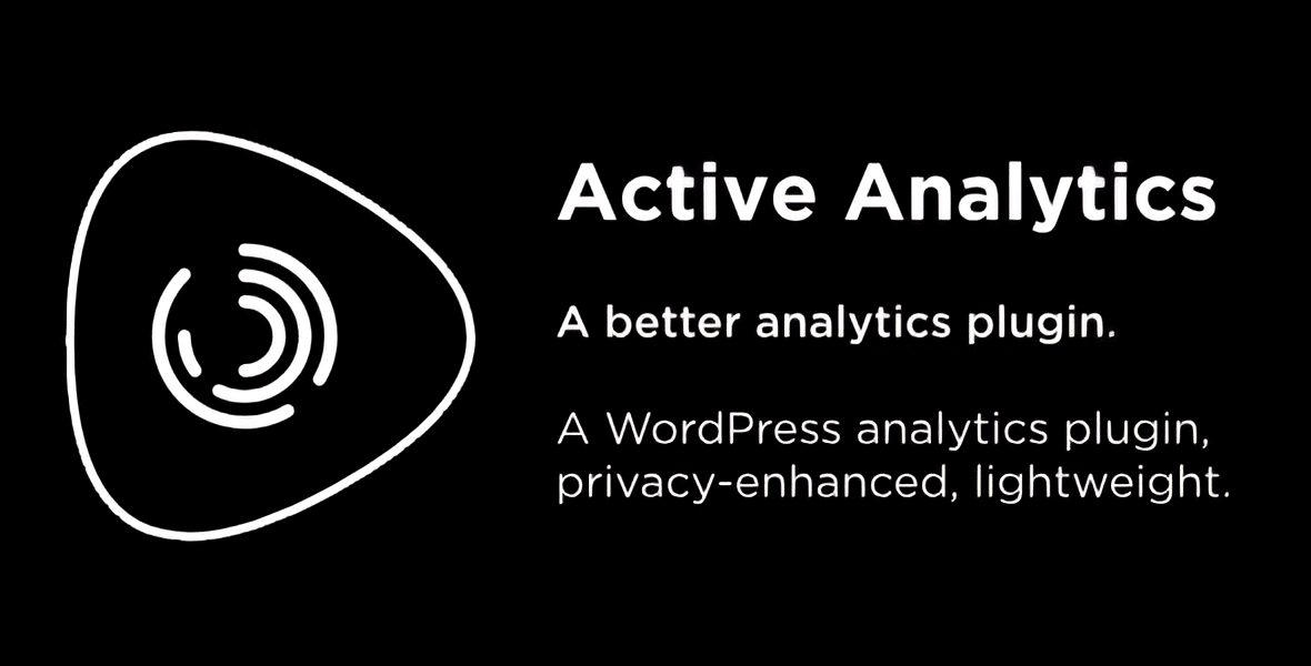 Active Analytics WordPress plugin dashboard showing real-time visitor metrics, top pages, and referrer data