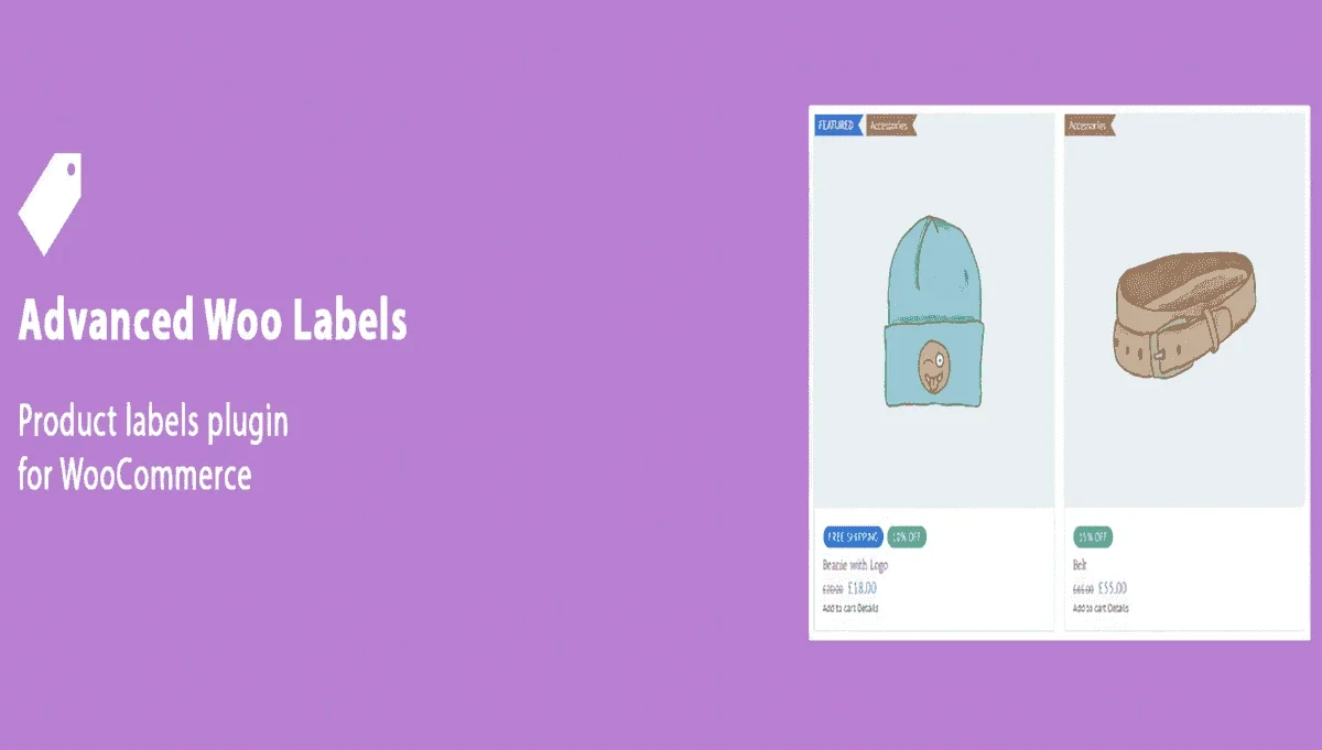 Advanced Woo Labels PRO WooCommerce product labels plugin settings interface