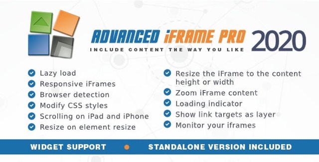 Advanced IFrame Pro WordPress Plugin interface showing iframe embedding and customization options