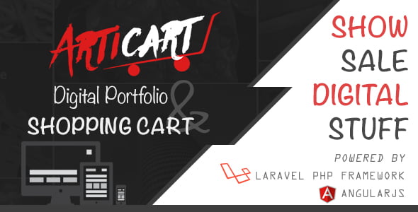 Articart PHP script for selling digital products online