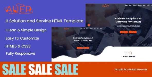 Auer Creative IT Solution HTML Template built with Bootstrap 5 for responsive business websites