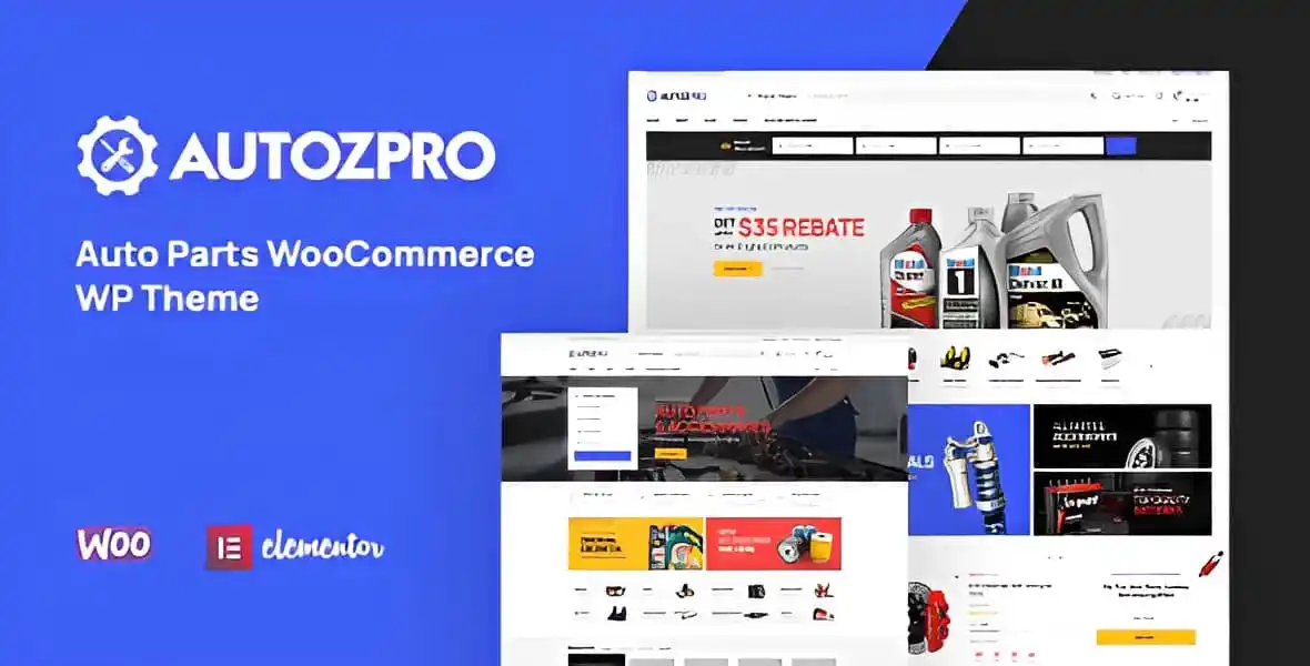 Autozpro auto parts WooCommerce WordPress theme demo preview