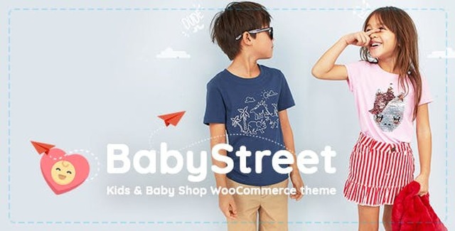 BabyStreet WooCommerce theme for kids stores and baby shops