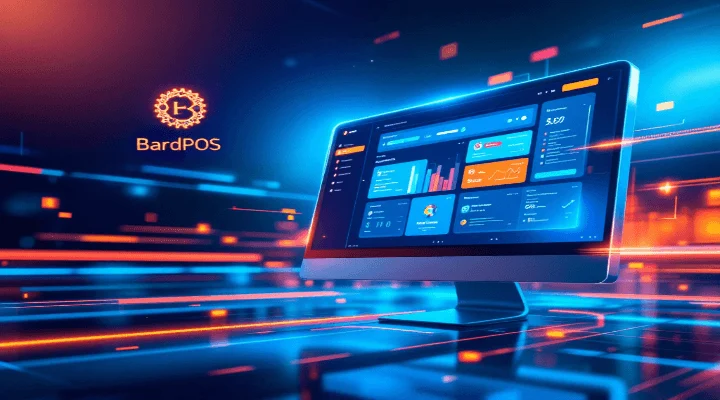 BardPOS ERP and POS PHP script dashboard showing stock management and invoicing interface