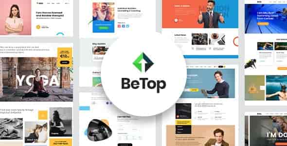 BeTop coaching and speaker WordPress theme preview