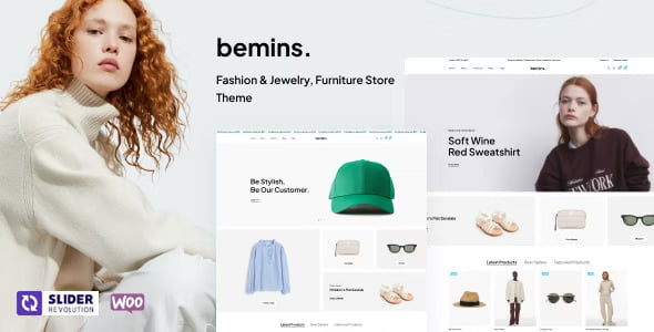 Bemins fashion WooCommerce WordPress theme preview
