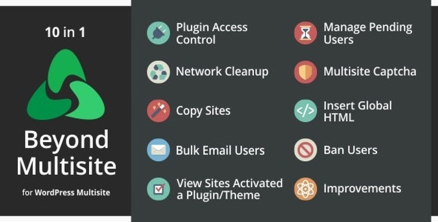 Beyond Multisite WordPress multisite admin plugin dashboard interface
