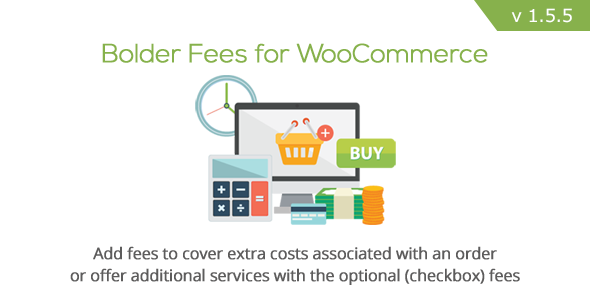 Bolder Fees for WooCommerce plugin interface showing checkout fee settings