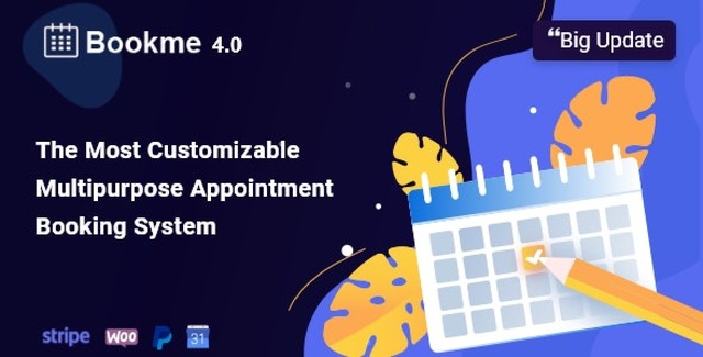 Bookme Pro WordPress appointment booking plugin dashboard