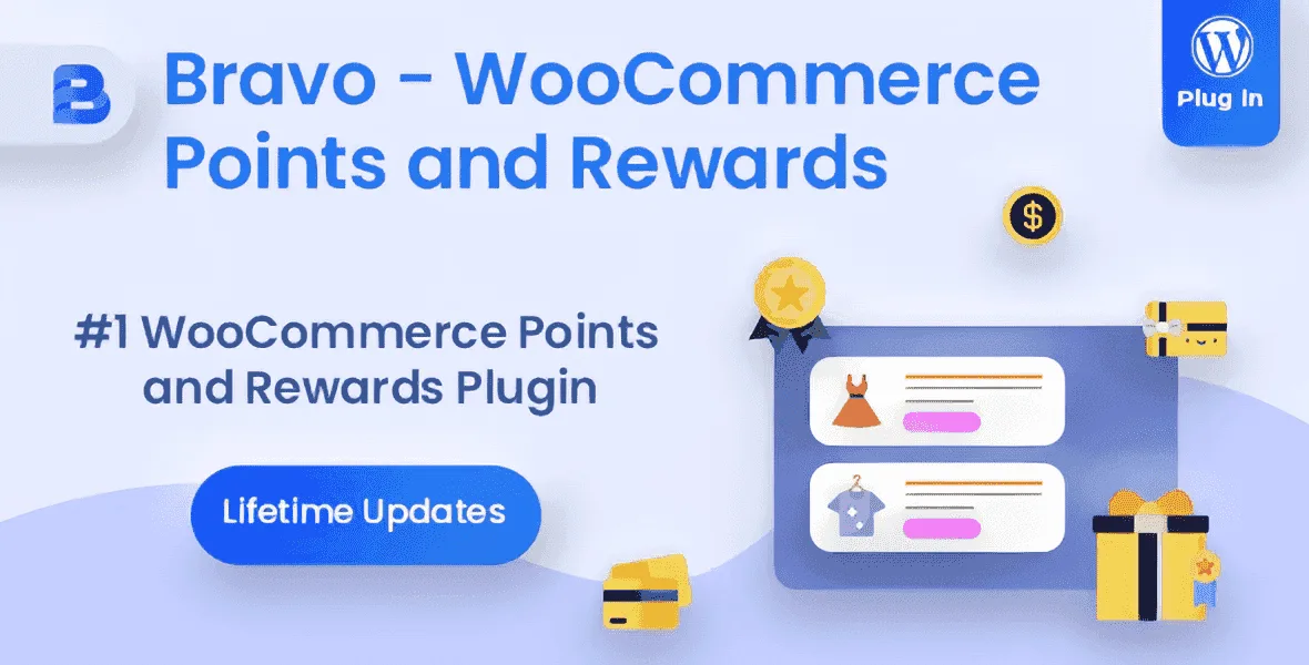Bravo WooCommerce Points and Rewards plugin for building customer loyalty programs