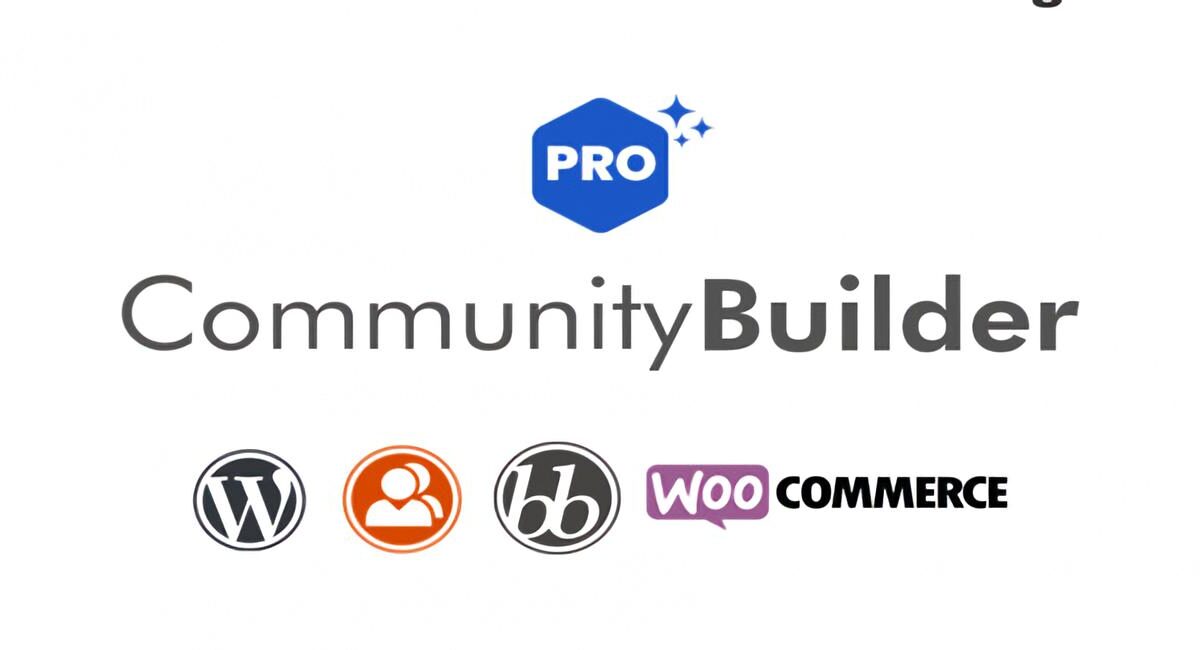 Community Builder Pro premium BuddyPress theme dashboard interface