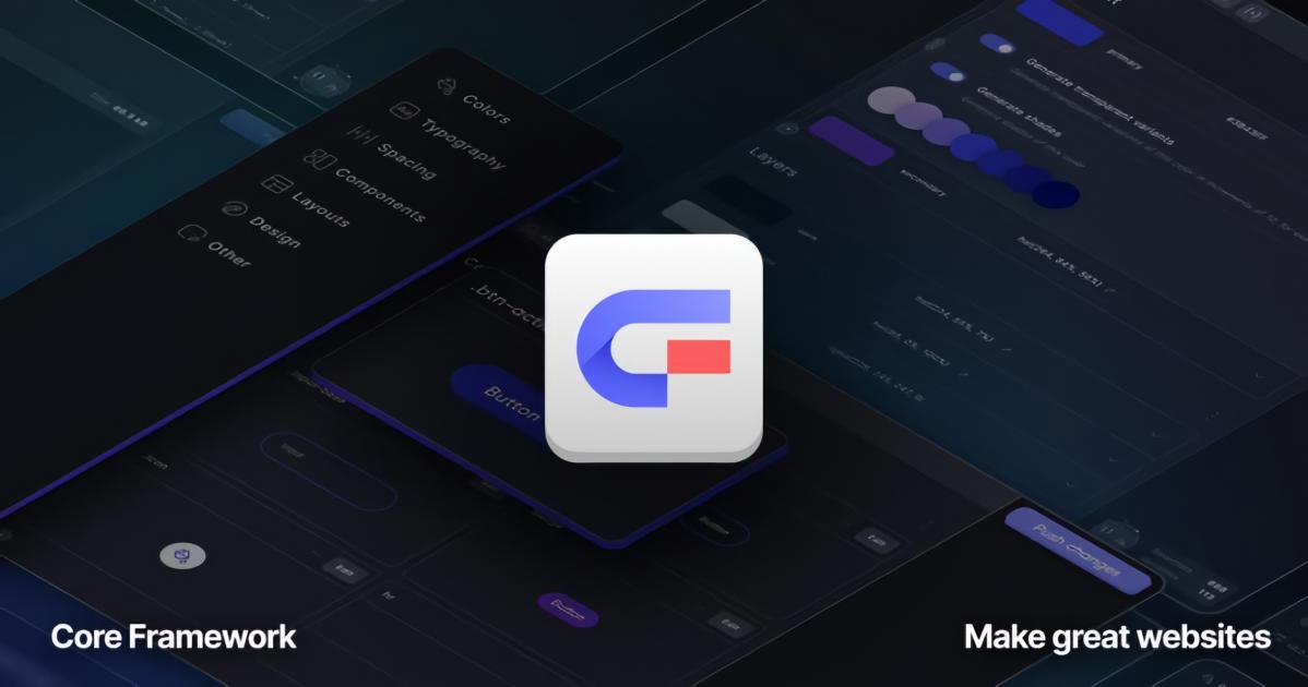 CoreFramework WordPress CSS visual framework plugin with visual GUI for managing reusable stylesheets