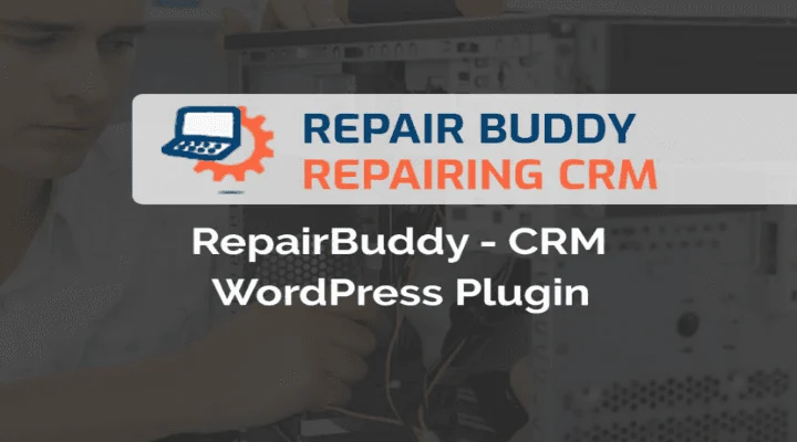 RepairBuddy CRM WordPress plugin dashboard for managing repair business services and jobs