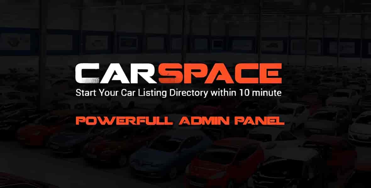 CarSpace car classifieds PHP script with admin and seller subscription management panels