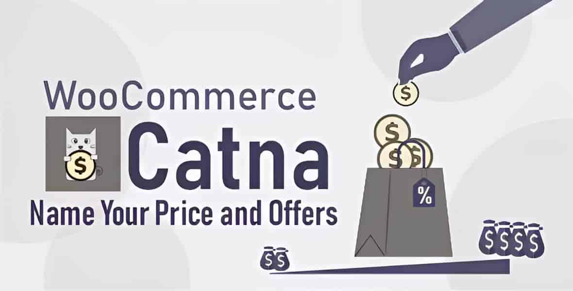 Catna WooCommerce Name Your Price Plugin dashboard interface showing customer offer settings