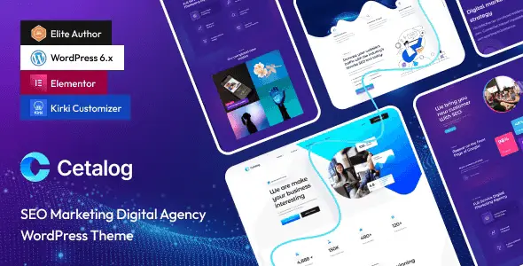 Cetalog – Marketing & SEO Agency WordPress Theme with Elementor
