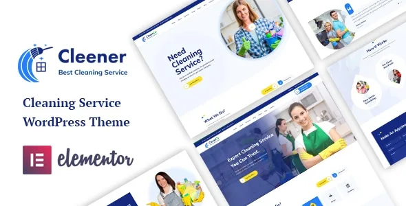 Cleaner WordPress theme for cleaning services businesses