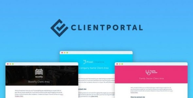 Client Portal for WordPress Plugin dashboard with secure client login and file sharing