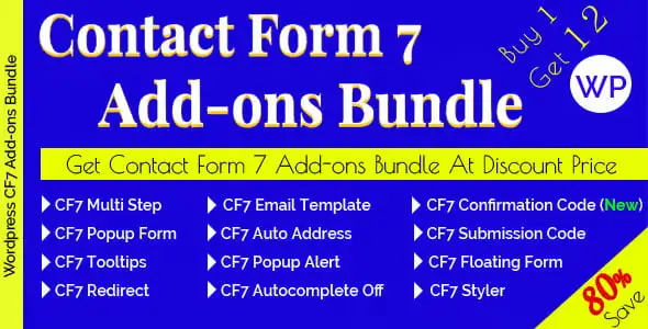 Contact Form 7 Add-Ons Bundle - 12 premium WordPress form extensions
