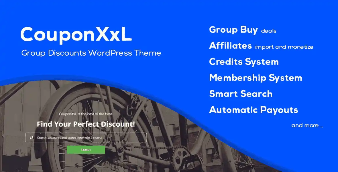 CouponXxL deals and coupons WordPress theme with Elementor PRO