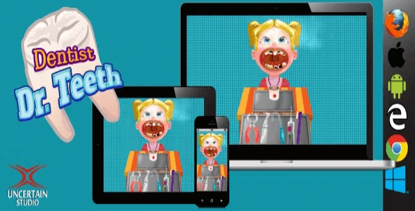 Dentist Doctor Teeth HTML5 dentist game for mobile and web