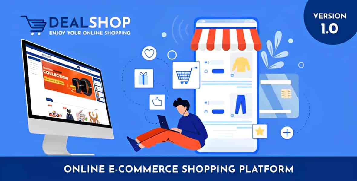 DealShop ecommerce PHP script for launching online shopping platform