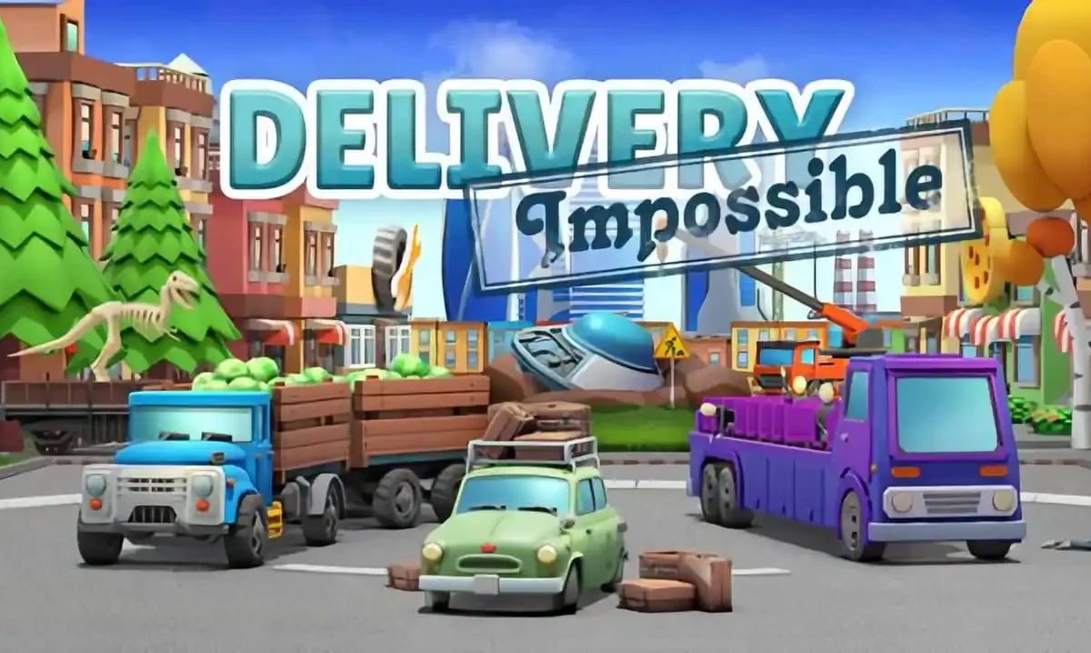 Delivery Impossible PC game cover for Windows arcade truck driving simulator