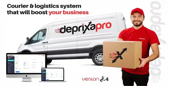 Deprixa Pro courier and logistics management PHP script dashboard interface