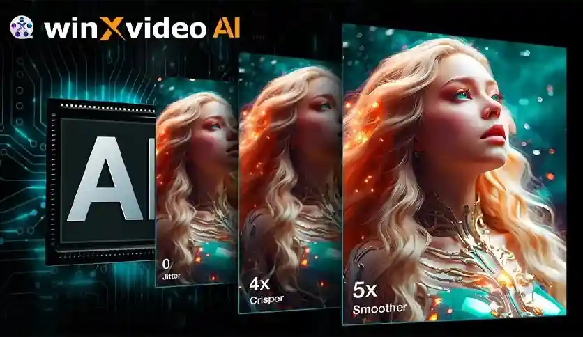 Digiarty Winxvideo AI video upscaler and enhancement software for Windows