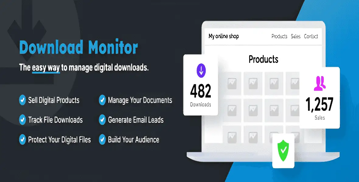 WordPress digital download manager with Download Monitor Premium Addons