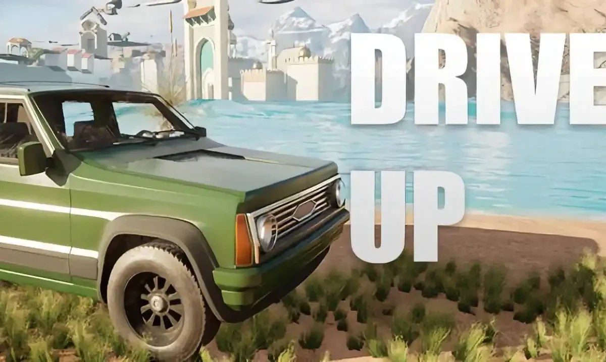 Drive Up action adventure driving game on floating island roads for Windows PC