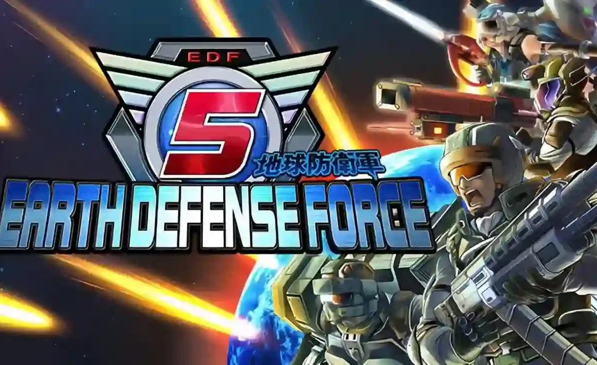 Earth Defense Force 5 Windows PC game featuring explosive third-person shooter action against giant alien insects