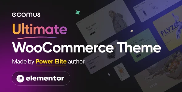 Ecomus multipurpose WooCommerce theme with responsive demo layouts for online stores