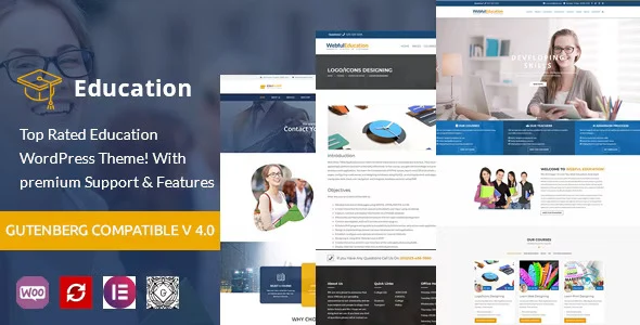 EduBox Education WordPress Theme demo preview for schools and universities