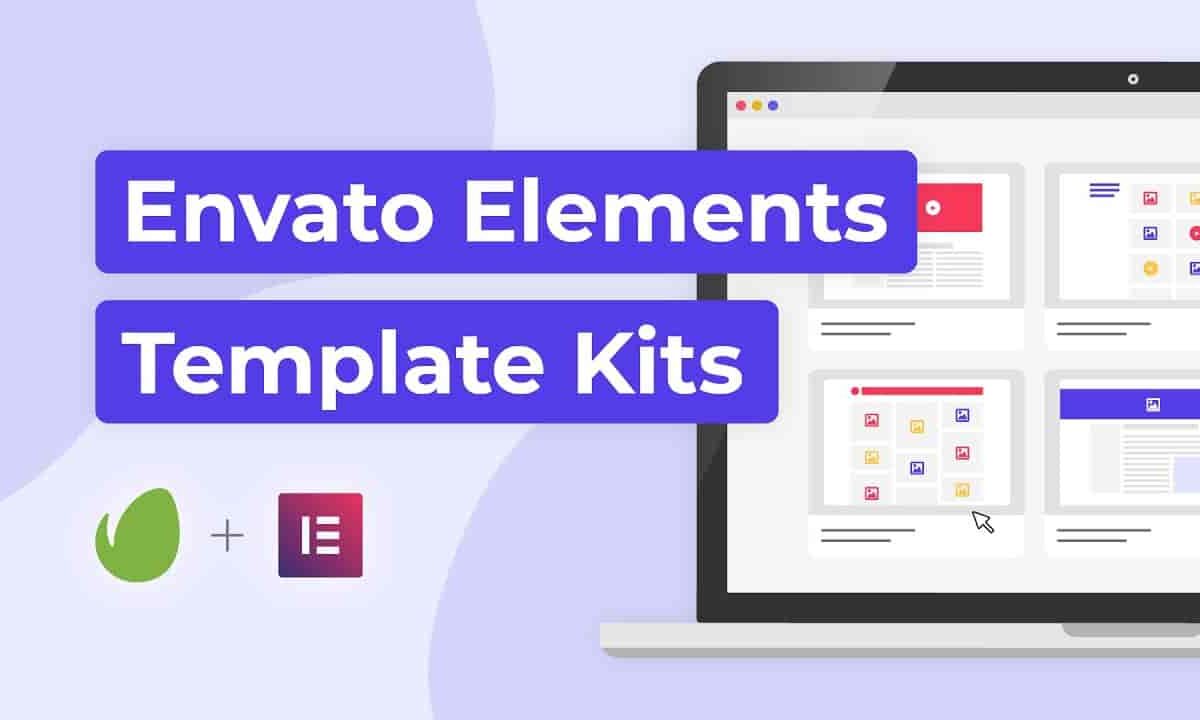 Envato Elements Elementor templates imported into WordPress dashboard