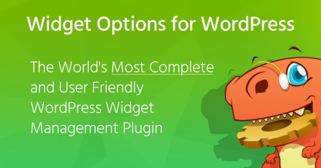 Extended Widget Options WordPress plugin widget management interface