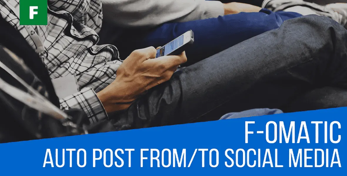F-Omatic Facebook auto poster WordPress plugin interface for automated social media posting