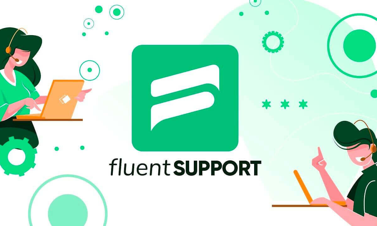 Fluent Support Pro WordPress helpdesk plugin dashboard showing ticket management interface with conversation thread and automation settings