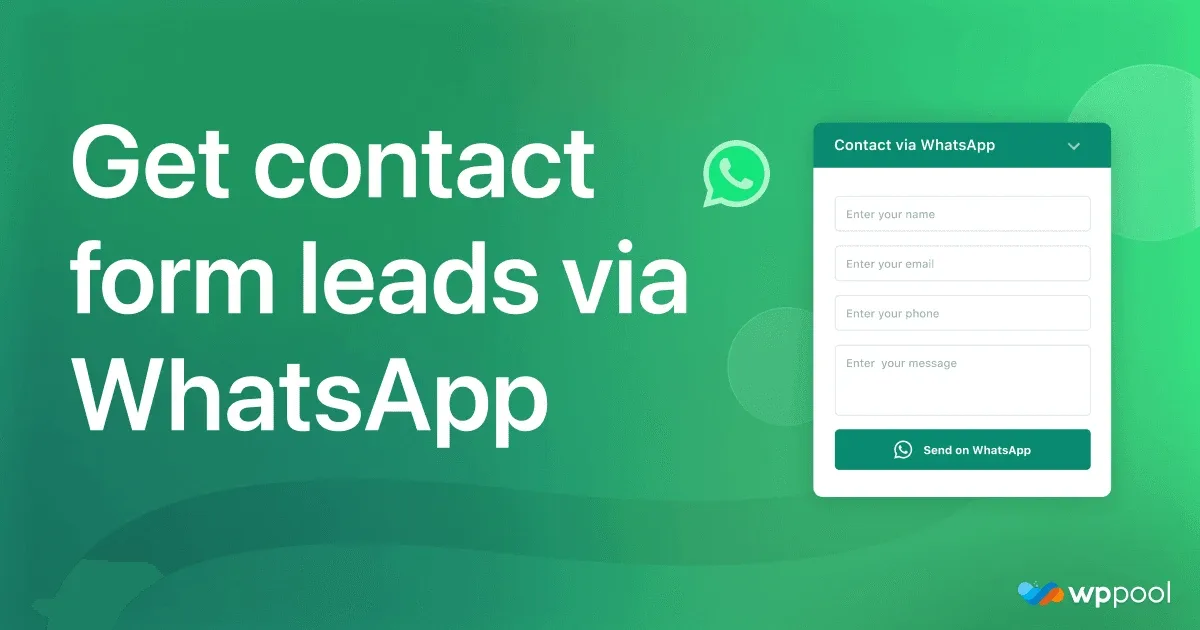 FormyChat WordPress WhatsApp contact form plugin floating chat button