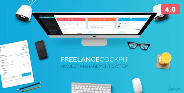 Freelance Cockpit PHP script dashboard for freelance project management and CRM