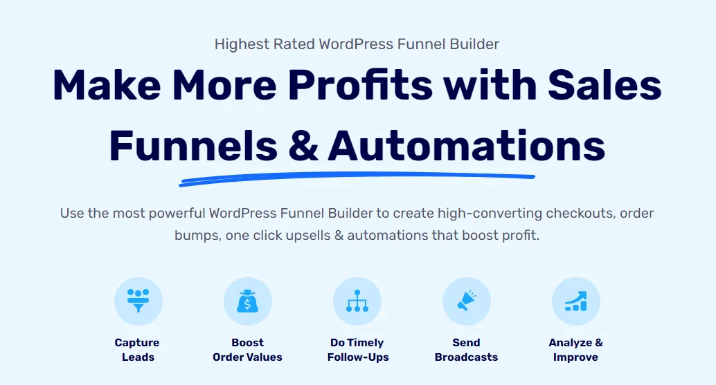 FunnelKit AeroCheckout multi-step WooCommerce checkout form with progress indicator and embedded cart controls