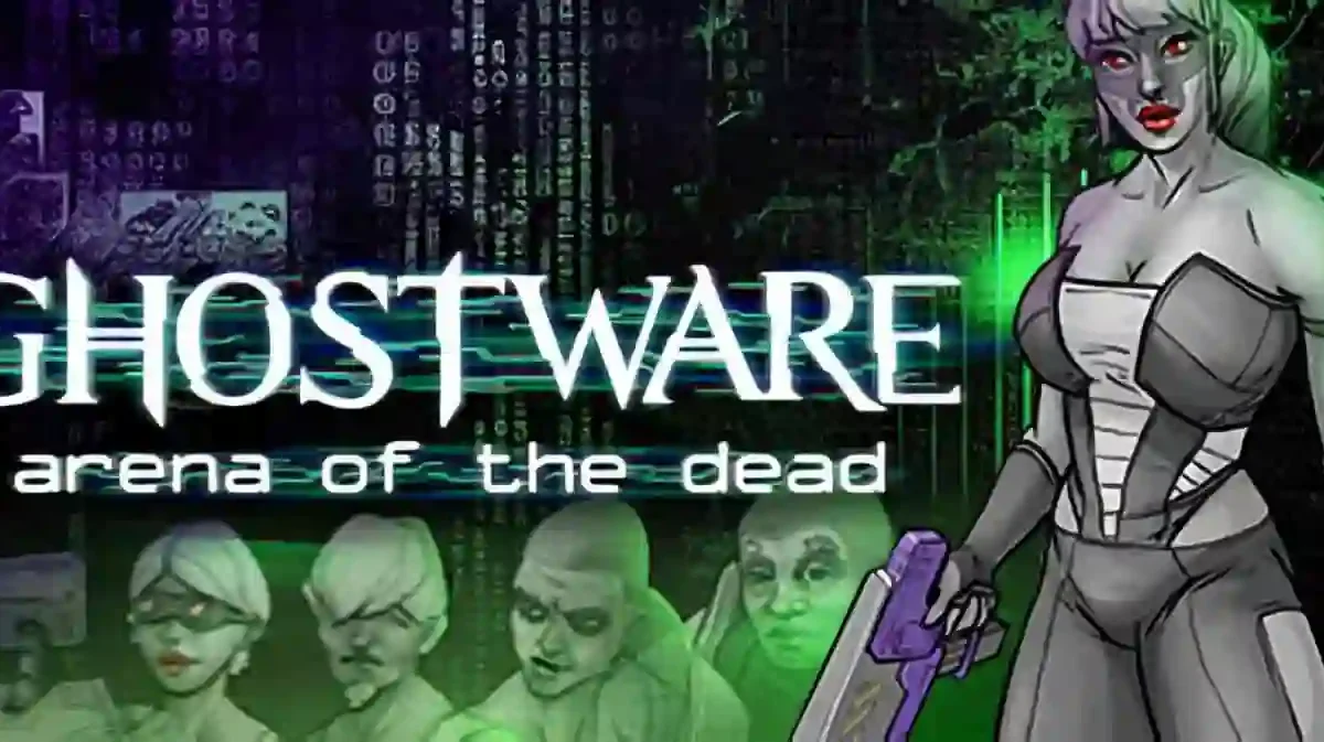 GHOSTWARE Arena Of The Dead retro FPS PC game cover art