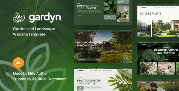 Gardyn gardening and landscaping HTML template for professional websites