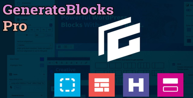 GenerateBlocks Pro WordPress block builder plugin interface