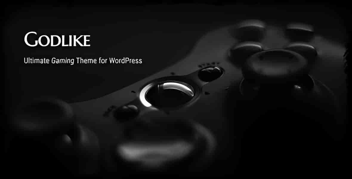 Godlike gaming WordPress theme for immersive game websites and digital storefronts